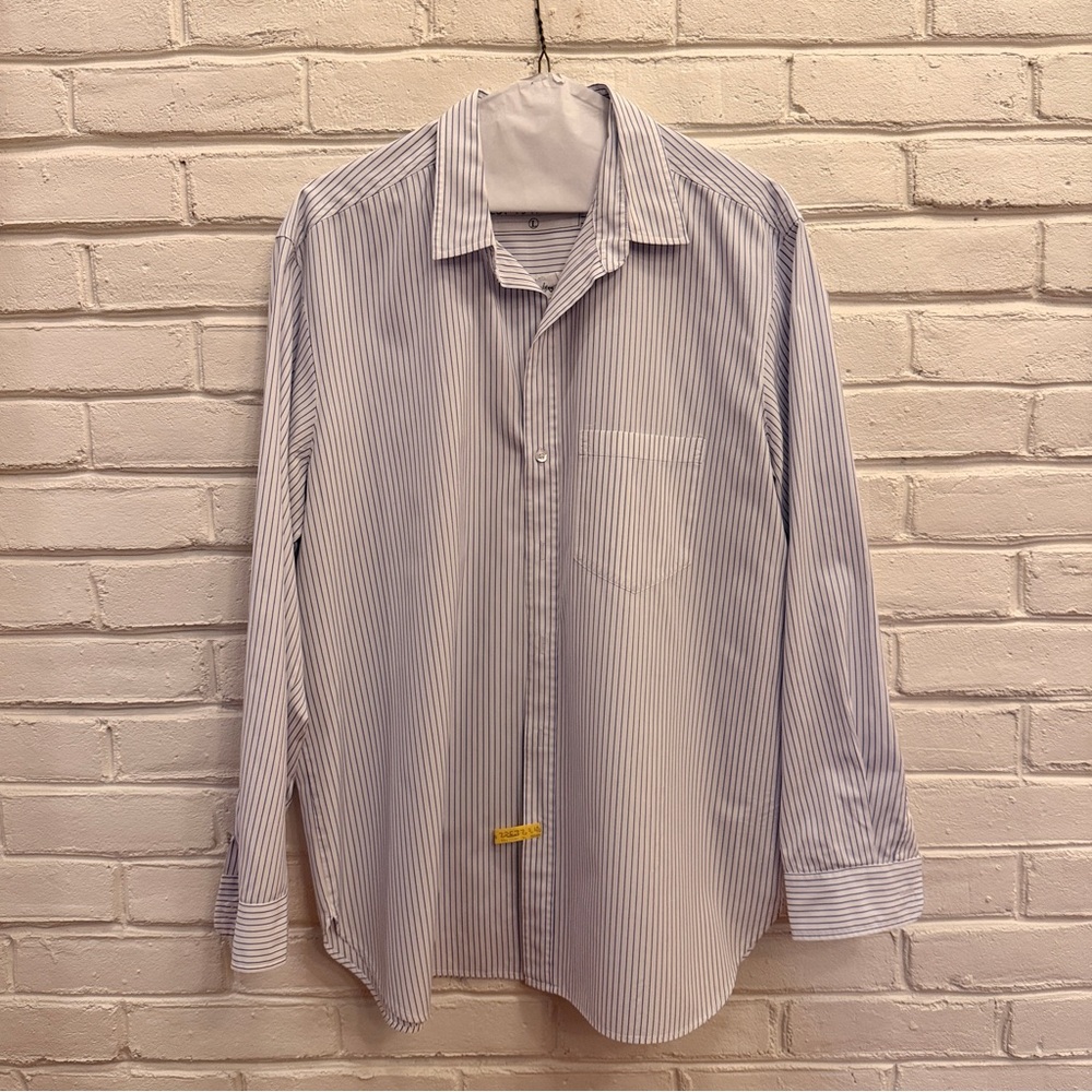 Frank & Eileen, Joedy, Light Blue Striped Button Down Shirt